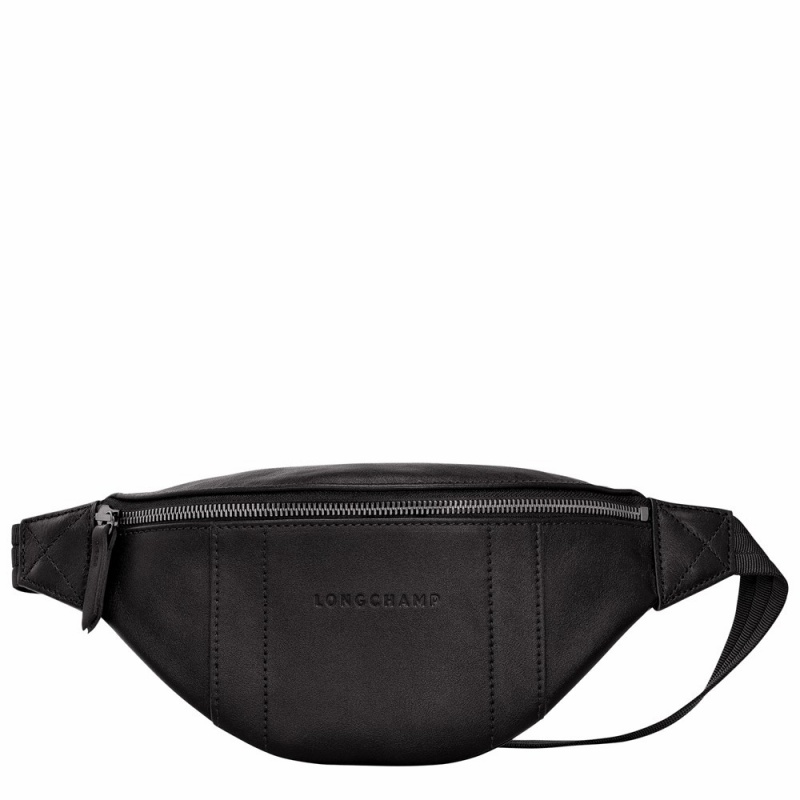 Black Longchamp Longchamp 3D S Men's Belt Bags